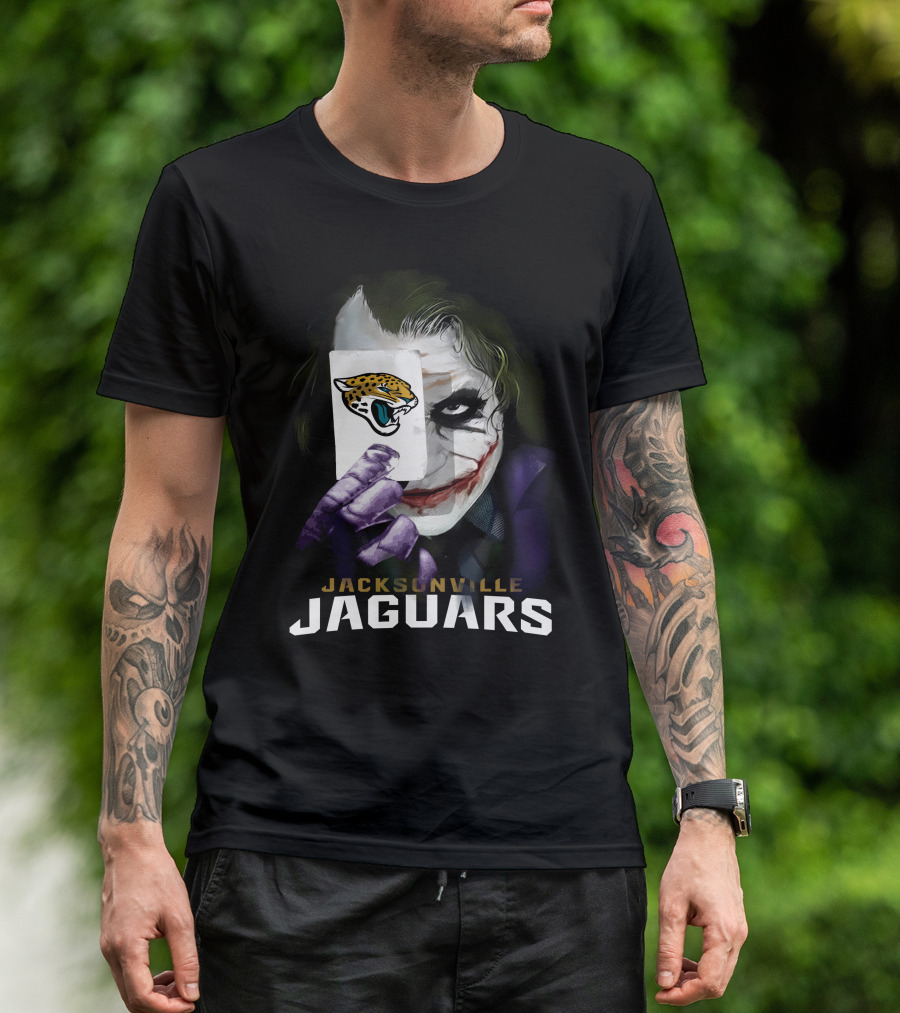 Jacksonville Jaguars Joker Playing Card Face Paint T-Shirt