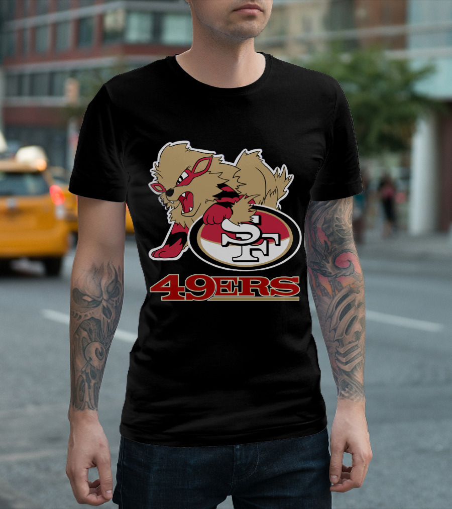 49ers Sf Logo Arcanine Fusion T-Shirt