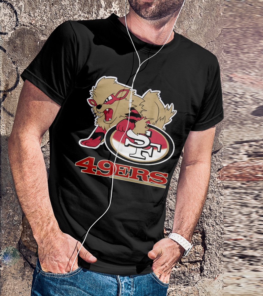 49ers Sf Logo Arcanine Fusion T-Shirt