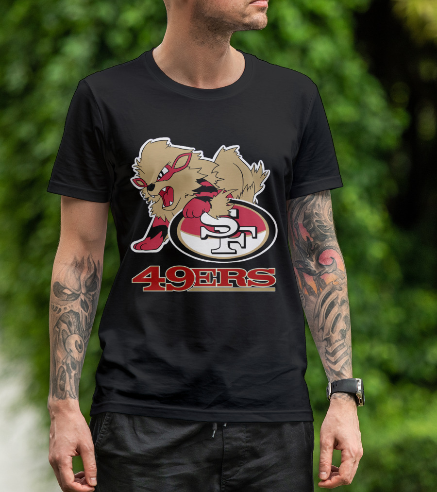 49ers Sf Logo Arcanine Fusion T-Shirt
