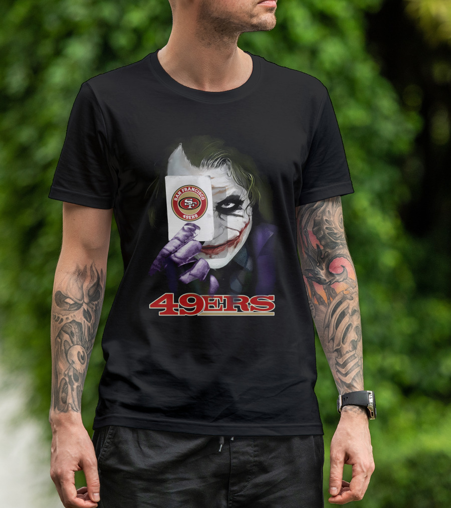 San Francisco 49ers Joker Playing Card T-Shirt