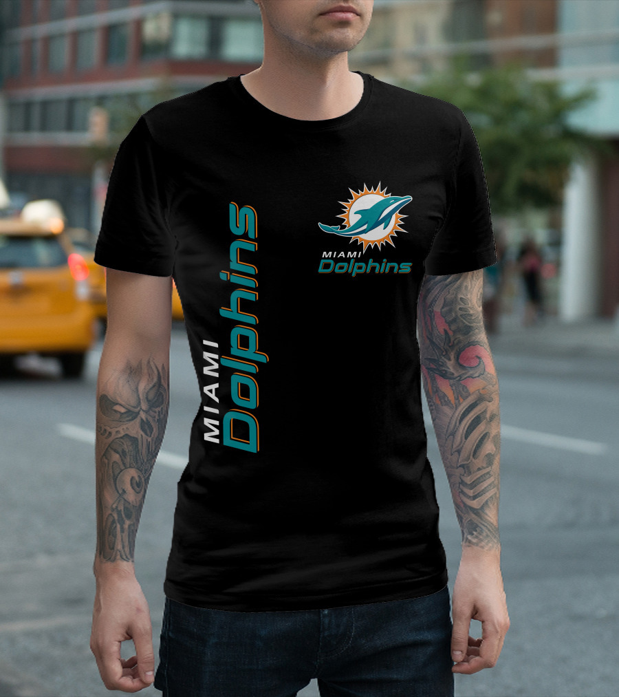 Miami Dolphins 10 Football Team T-Shirt