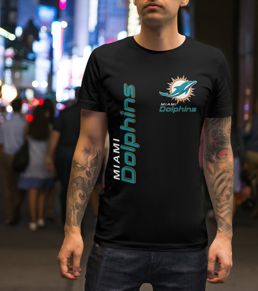 Miami Dolphins 10 Football Team T-Shirt