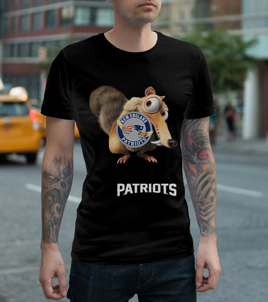 New England Patriots Scrat Fan Enthusiast T-Shirt