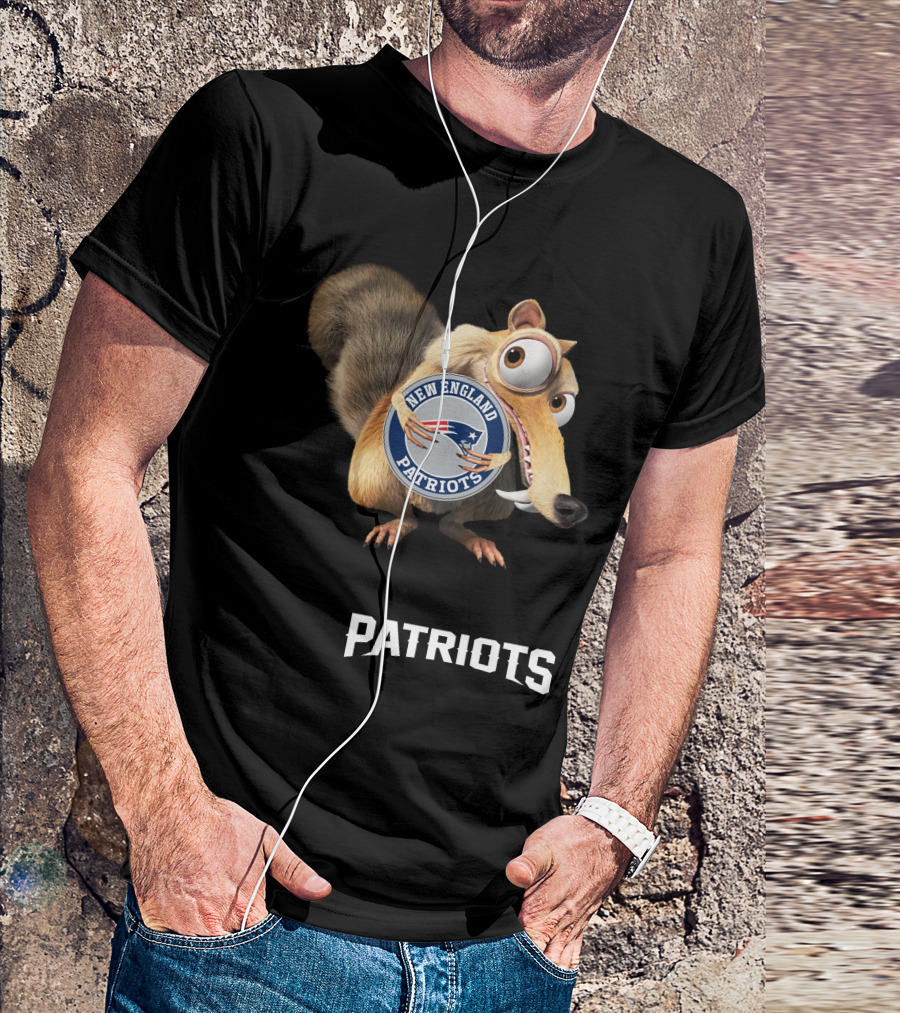 New England Patriots Scrat Fan Enthusiast T-Shirt