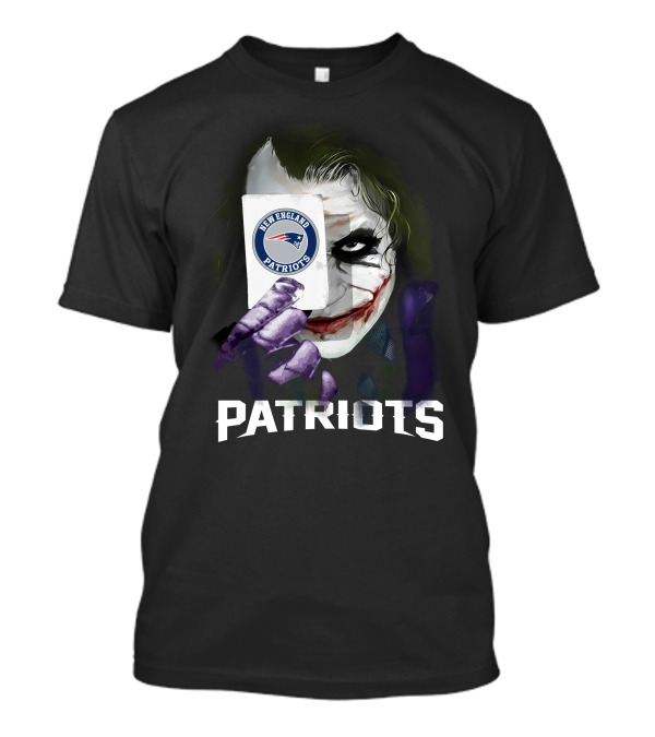 New England Patriots Joker Card Crossover T-Shirt
