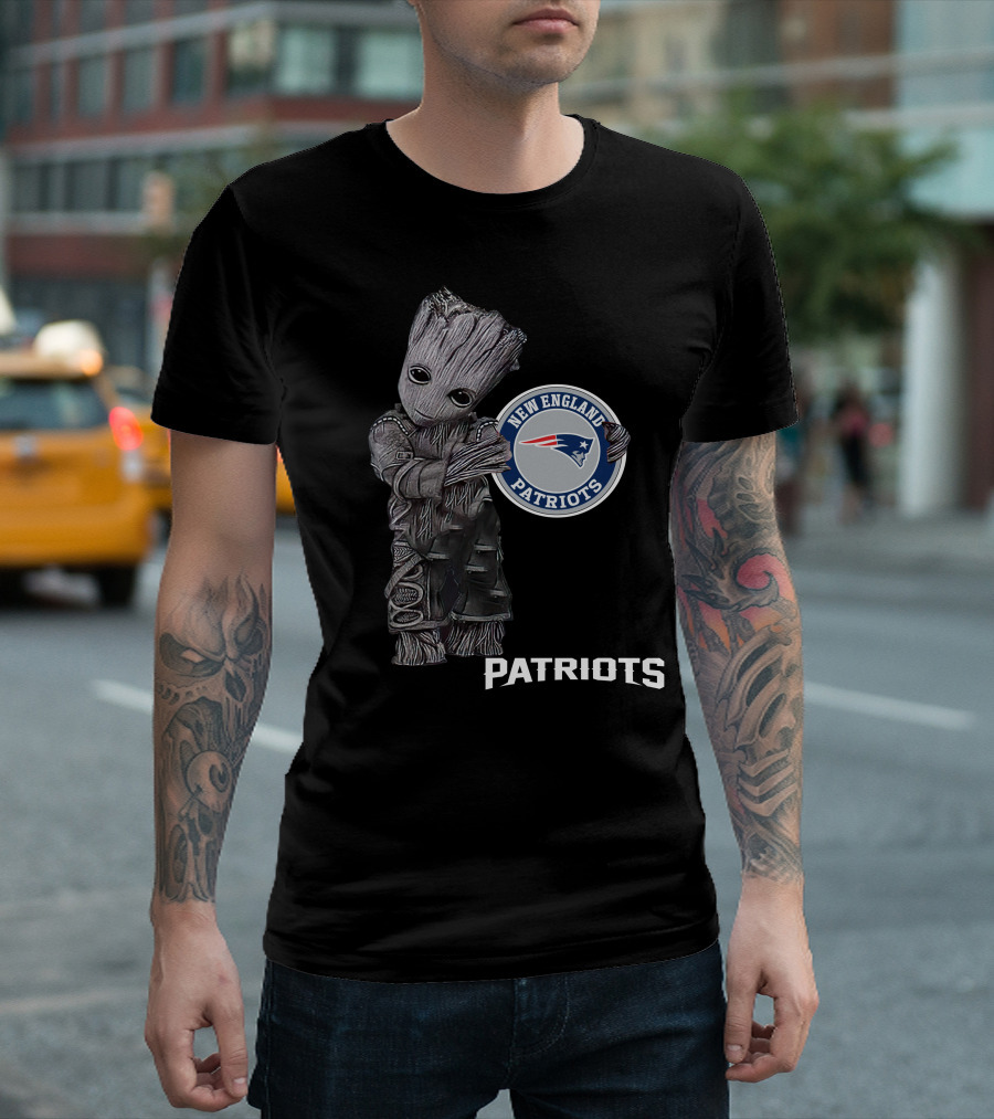 New England Patriots Groot Fan Art T-Shirt