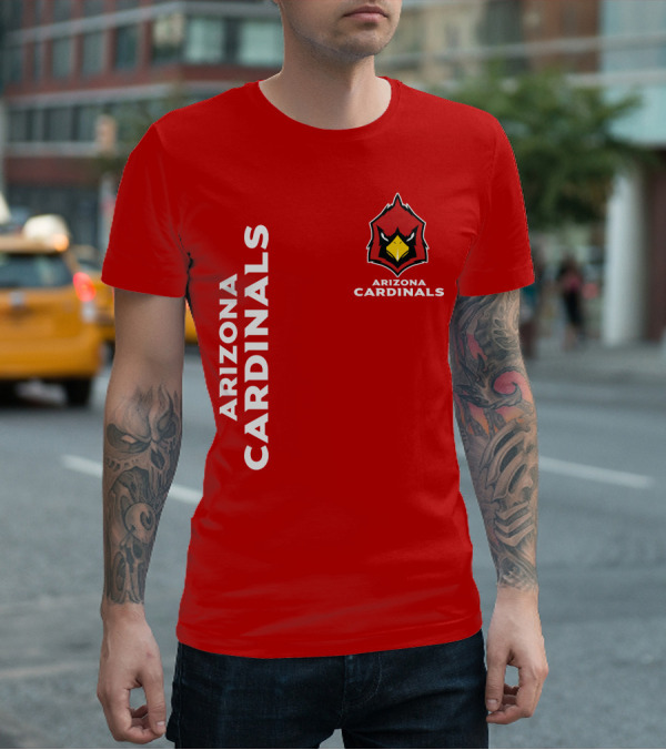 Arizona Cardinals Nfl Team Red Bold T-Shirt