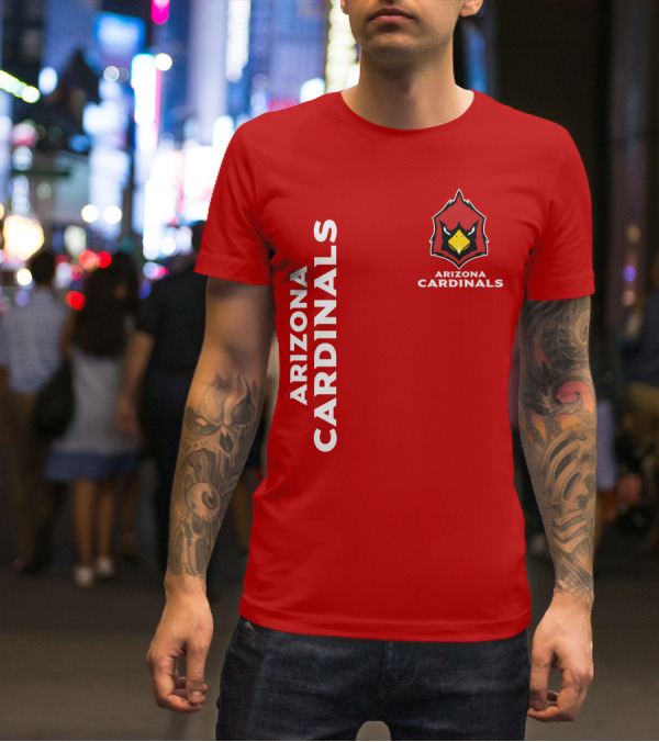Arizona Cardinals Nfl Team Red Bold T-Shirt