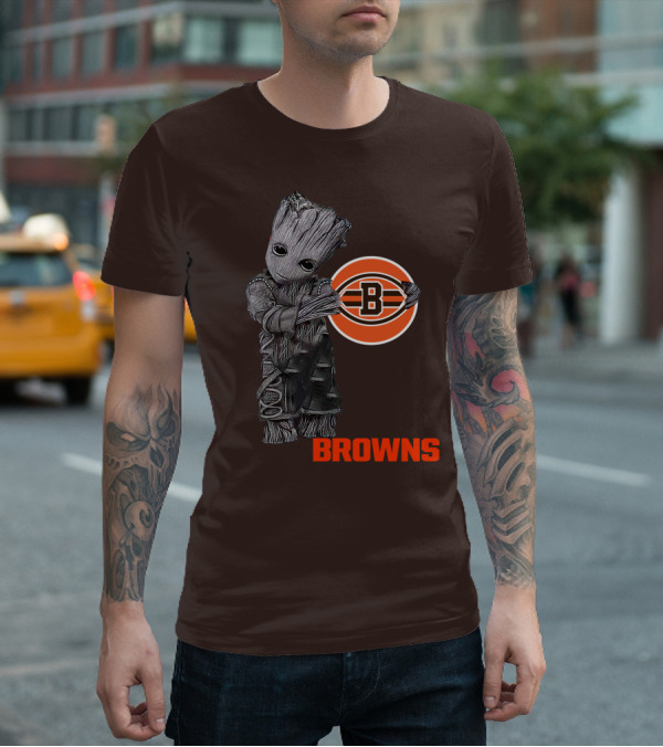 Browns Groot Meets Football Team Spirit T-Shirt