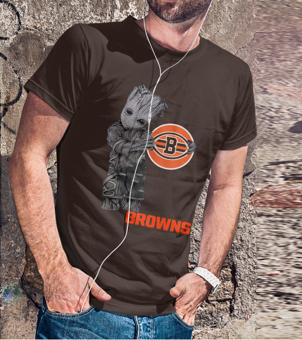 Browns Groot Meets Football Team Spirit T-Shirt