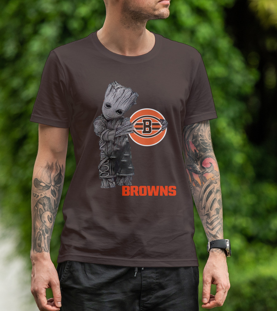Browns Groot Meets Football Team Spirit T-Shirt