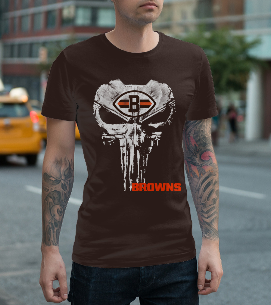 Browns Skull Logo B T-Shirt