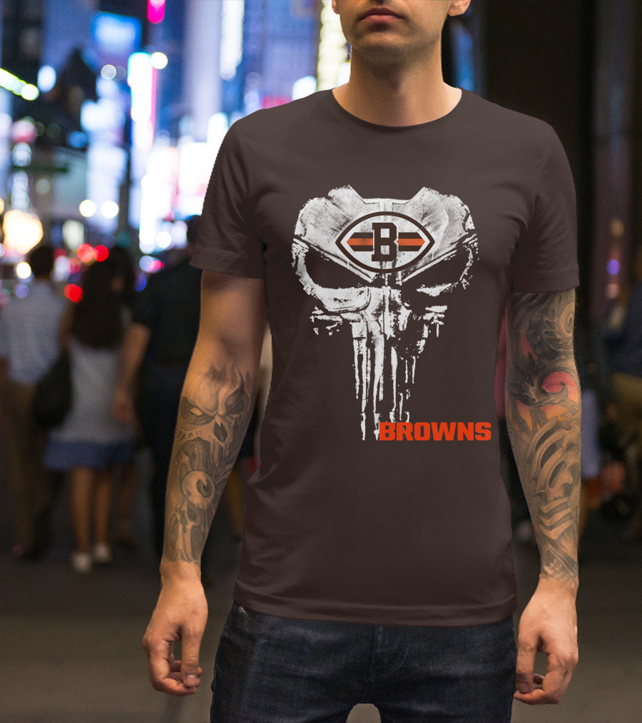 Browns Skull Logo B T-Shirt