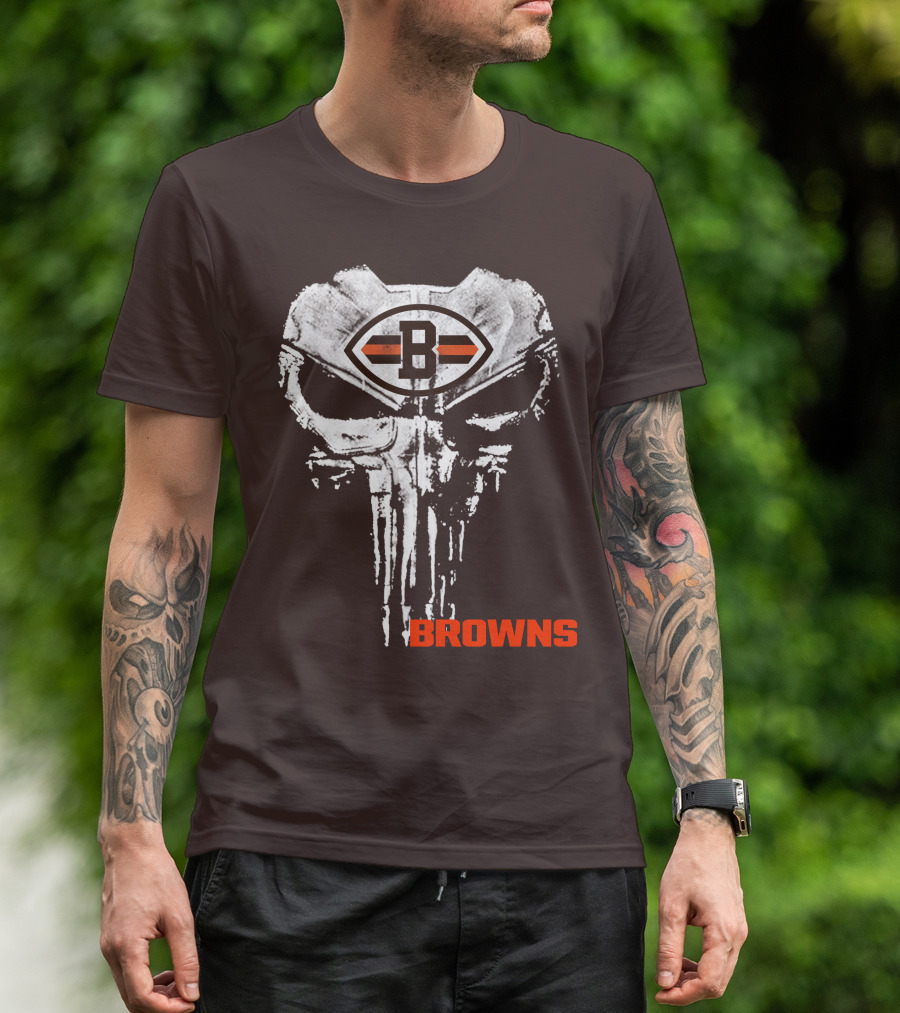 Browns Skull Logo B T-Shirt