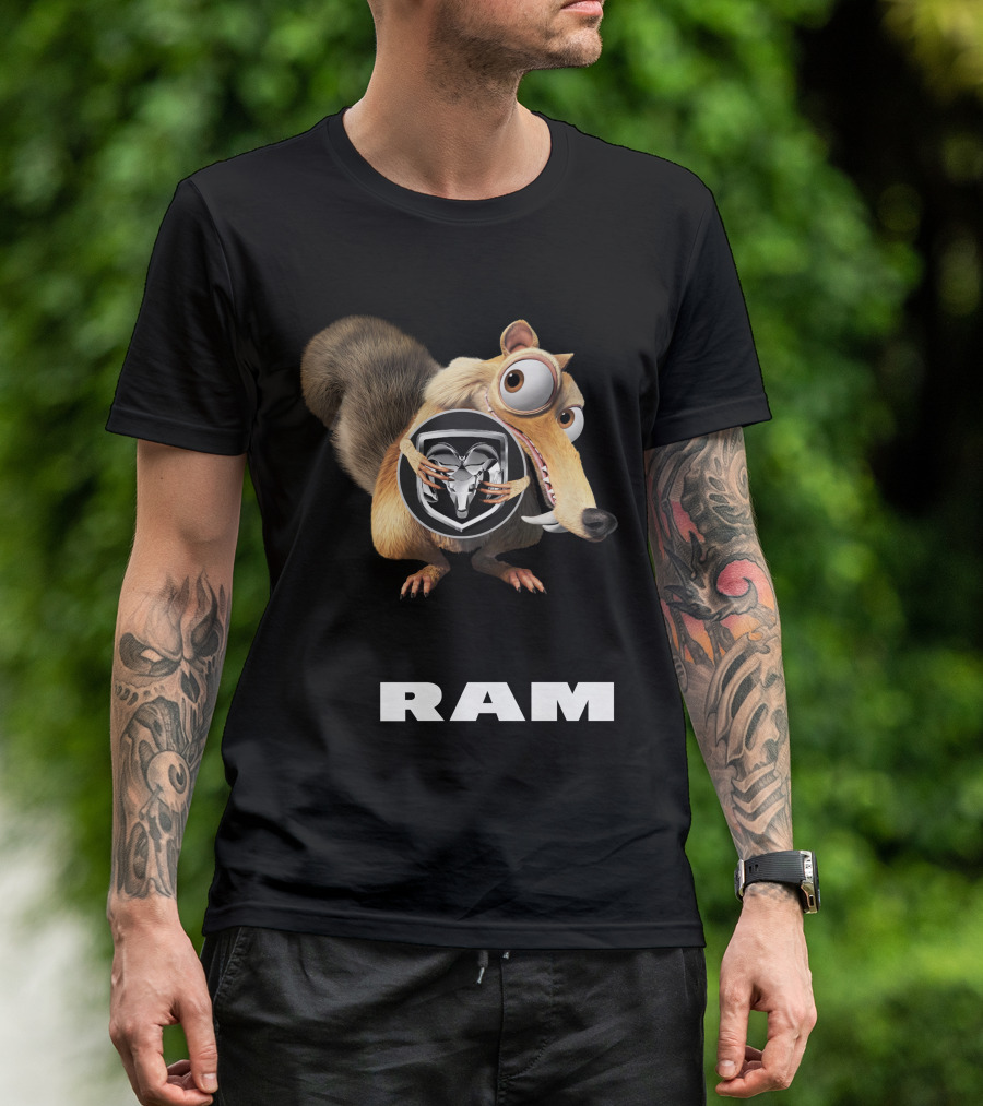 Scrat Ice Age Ram Logo T-Shirt