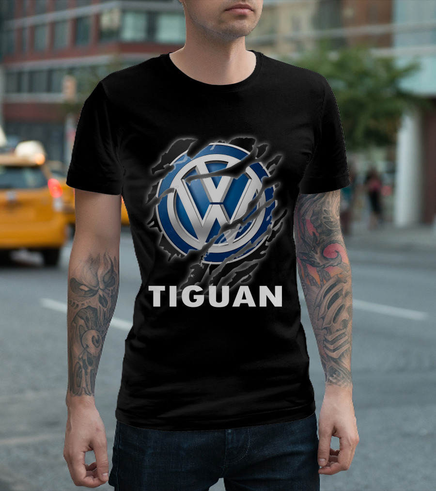 Tiguan Volkswagen Logo Scratch T-Shirt