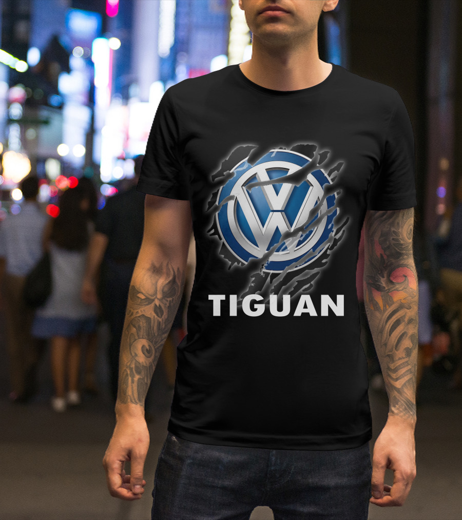 Tiguan Volkswagen Logo Scratch T-Shirt