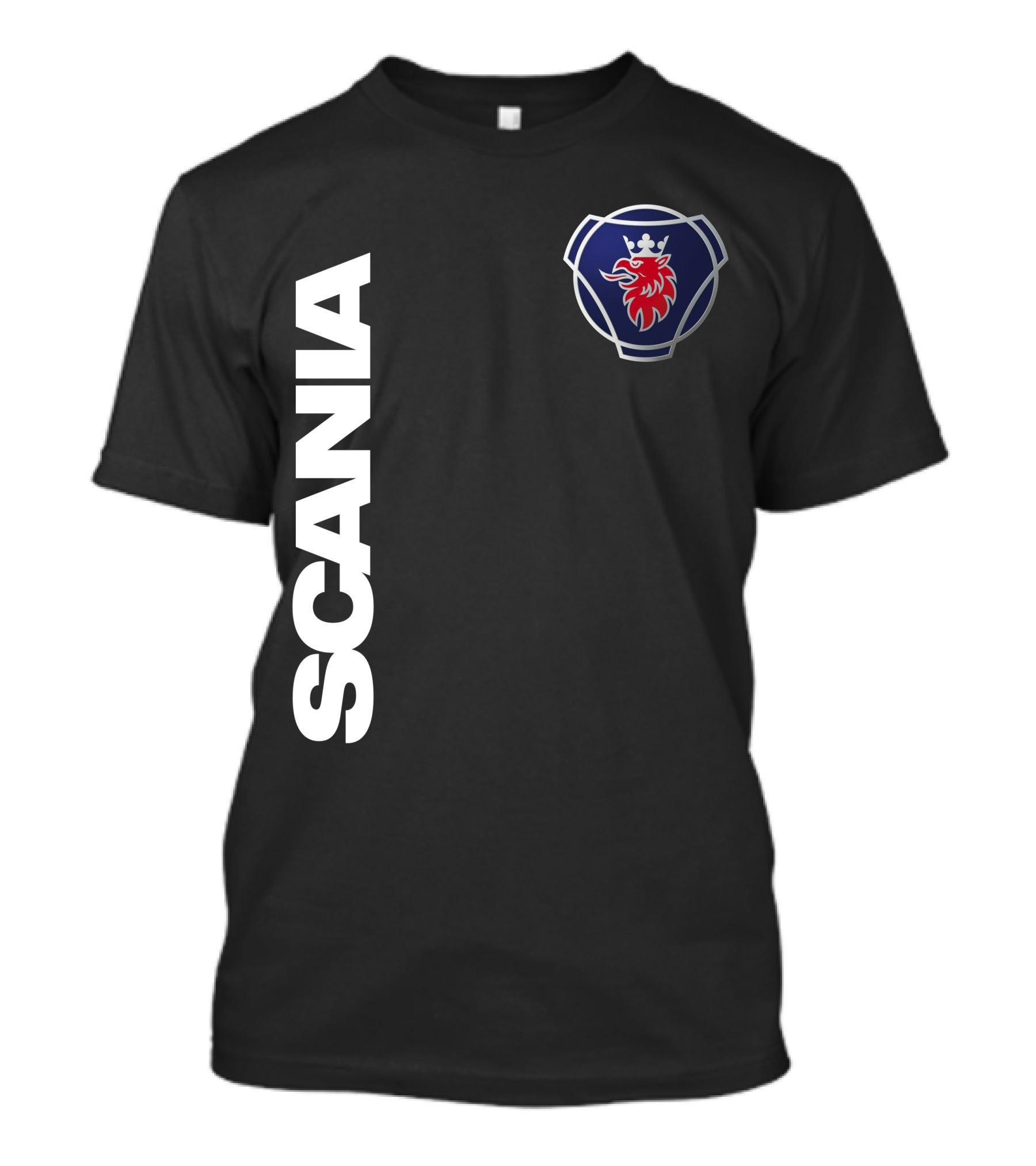 Scania Truck Logo And Emblem With Lion And Crown T-Shirt