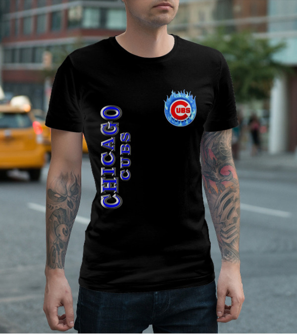 Chicago Cubs 03 Flame T-Shirt