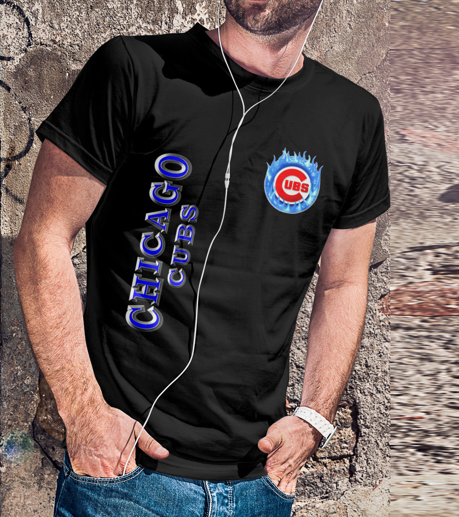 Chicago Cubs 03 Flame T-Shirt