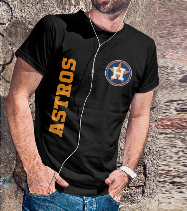 Astros Houston Logo Vertical T-Shirt