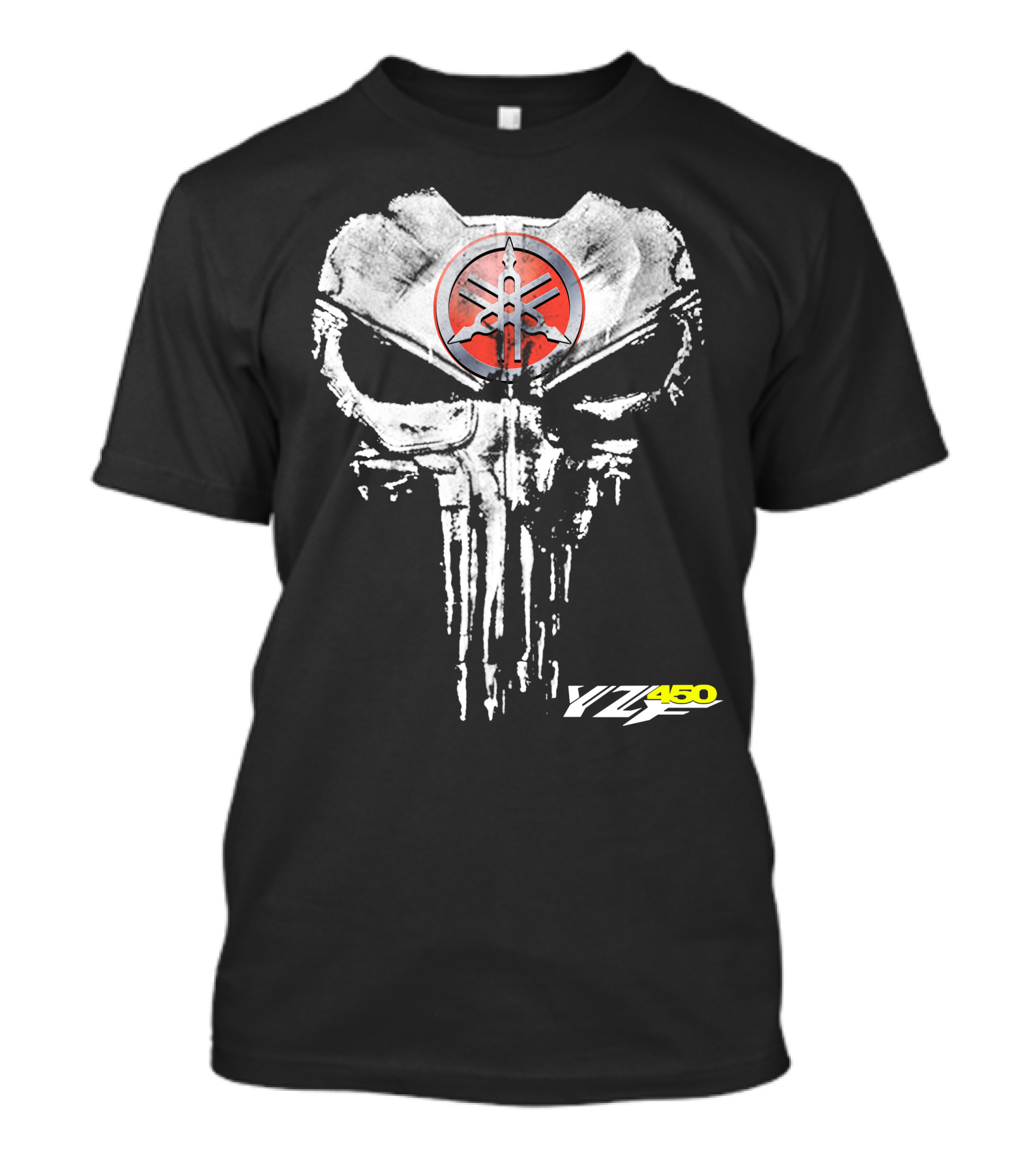 Yamaha Yfz450 Skull T-Shirt