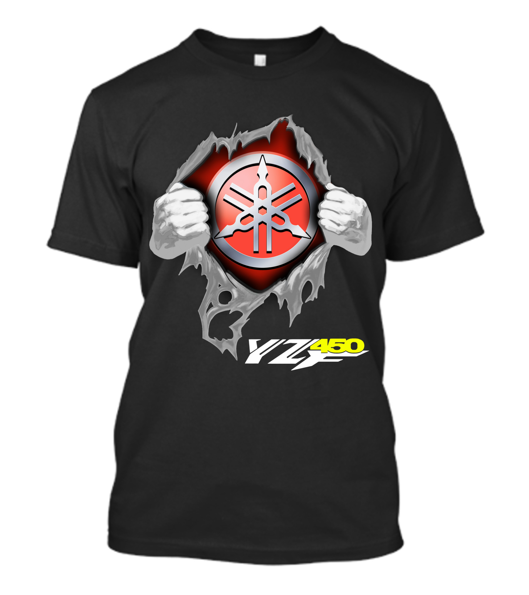 Yamaha Emblem Yz450 Dynamic Burst T-Shirt