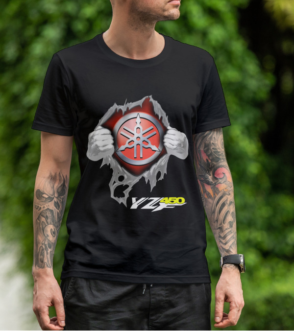 Yamaha Emblem Yz450 Dynamic Burst T-Shirt