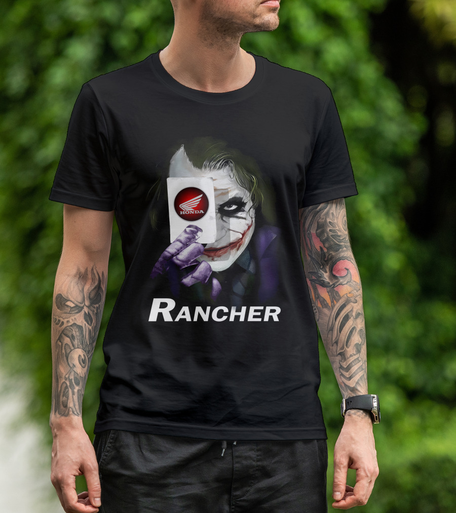 Rancher Honda Joker Playing Card T-Shirt