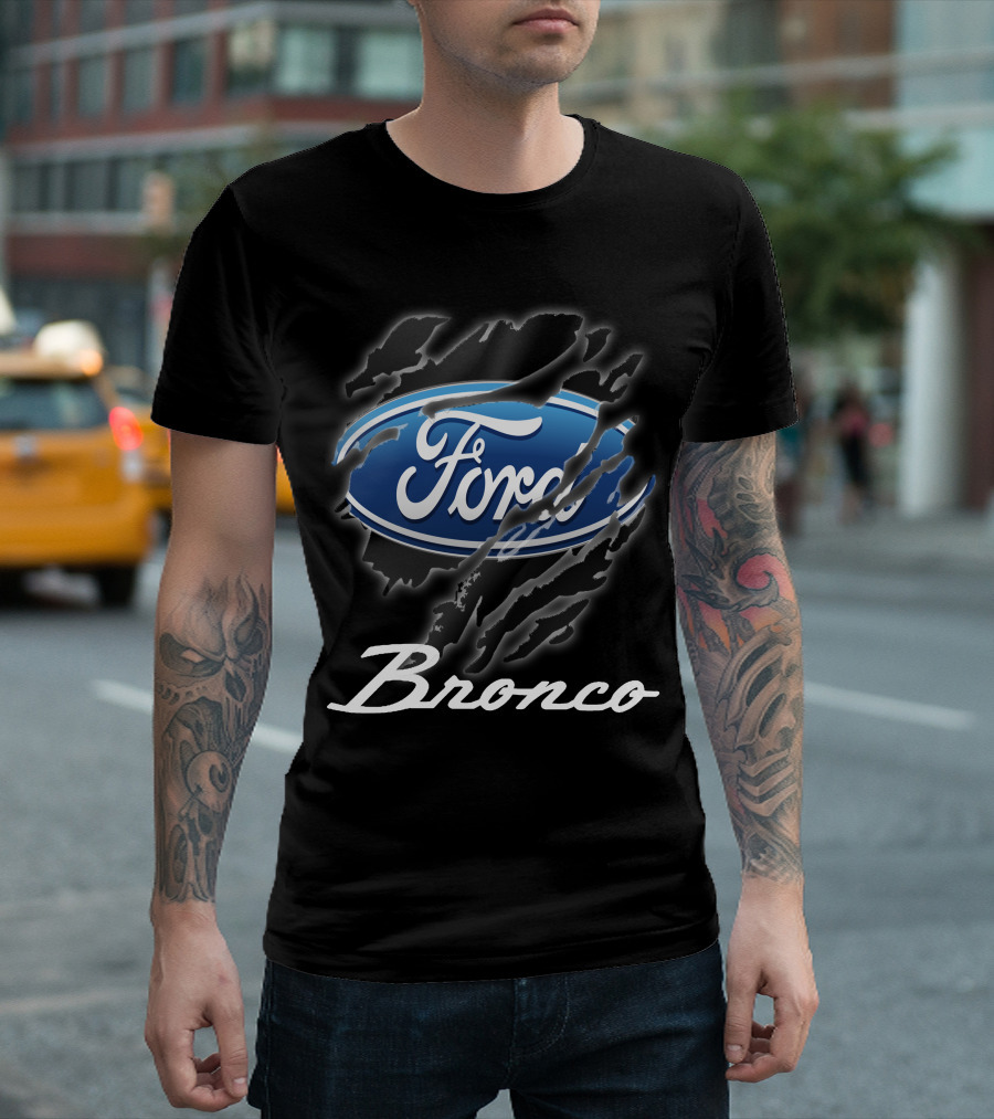 Ford Bronco Claw Mark Logo T-Shirt