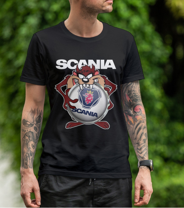 Scania Cartoon Character With Crown T-Shirt