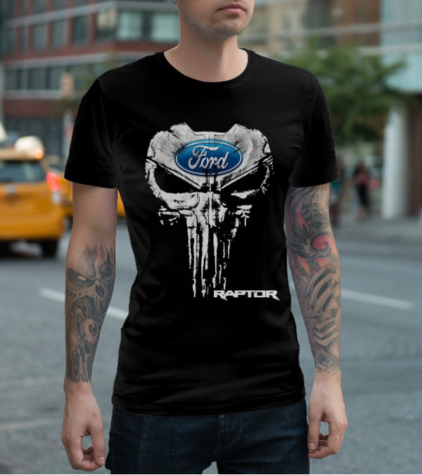 Ford Raptor Punisher Skull T-Shirt