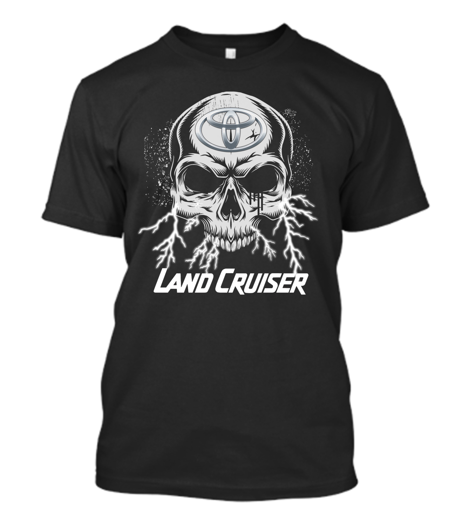Toyota Land Cruiser Skull 23 Lightning T-Shirt