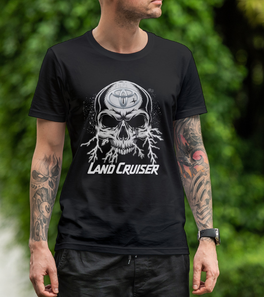 Toyota Land Cruiser Skull 23 Lightning T-Shirt