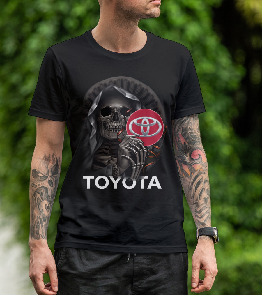 Toyota Grim Reaper Skeleton Holding T-Shirt