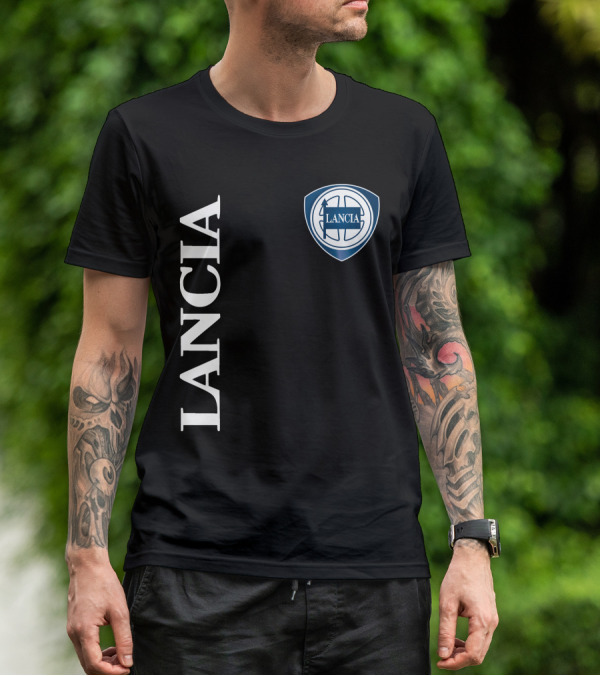 Lancia Shield Logo Vertical T-Shirt