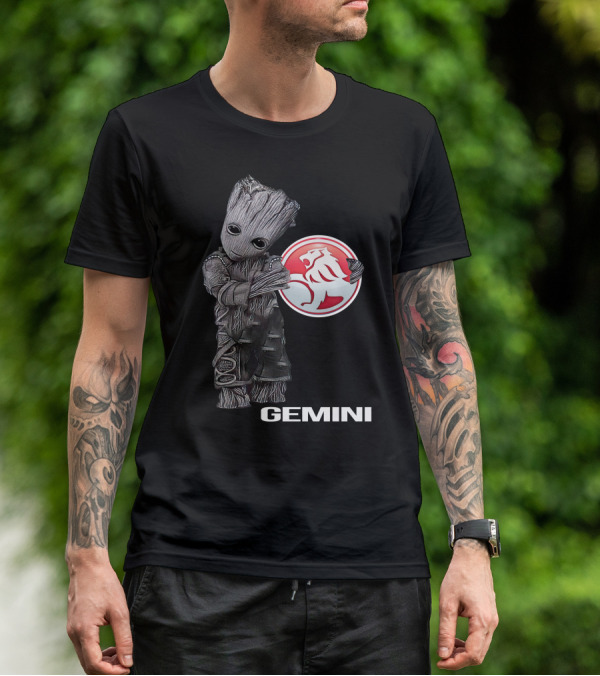 Gemini Holden Groot Character With Lion T-Shirt