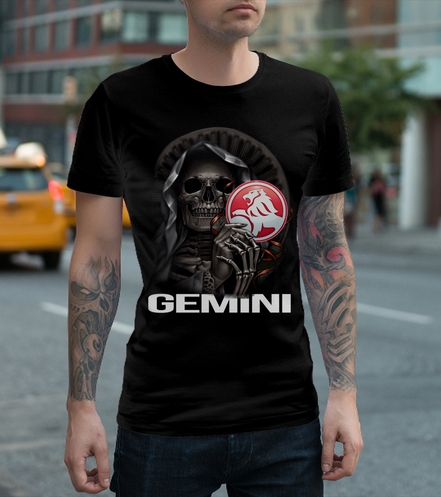 Gemini 18 Grim Reaper Holding Holden T-Shirt