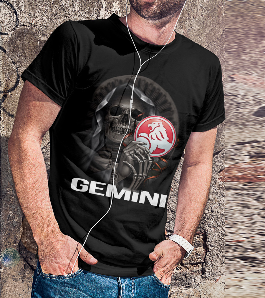 Gemini 18 Grim Reaper Holding Holden T-Shirt