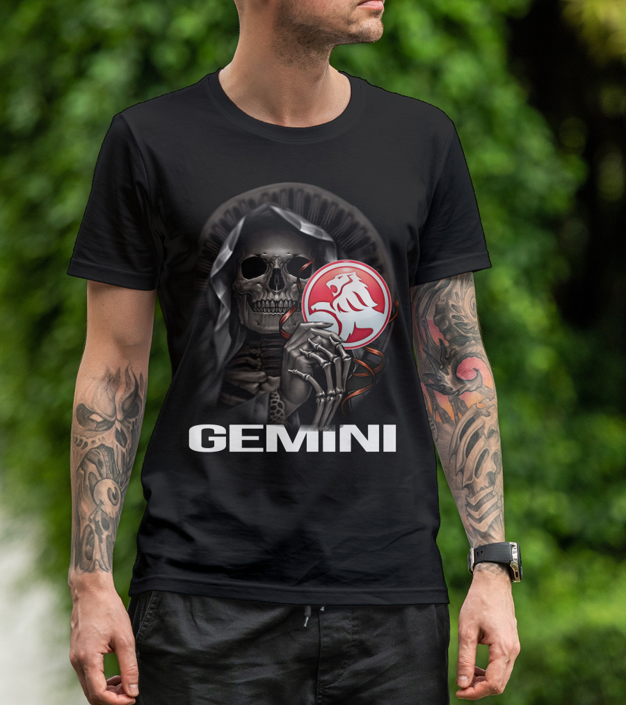 Gemini 18 Grim Reaper Holding Holden T-Shirt