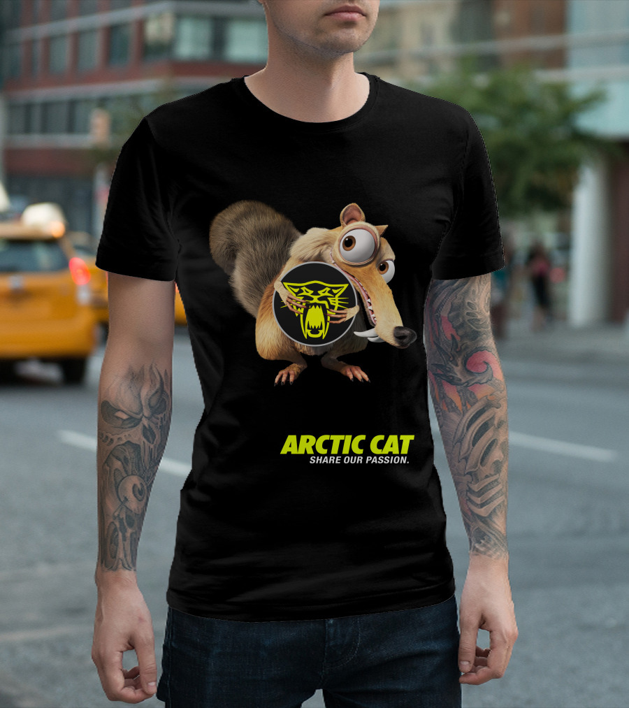 Arctic Cat Share Our Passion Ice Age Scrat T-Shirt