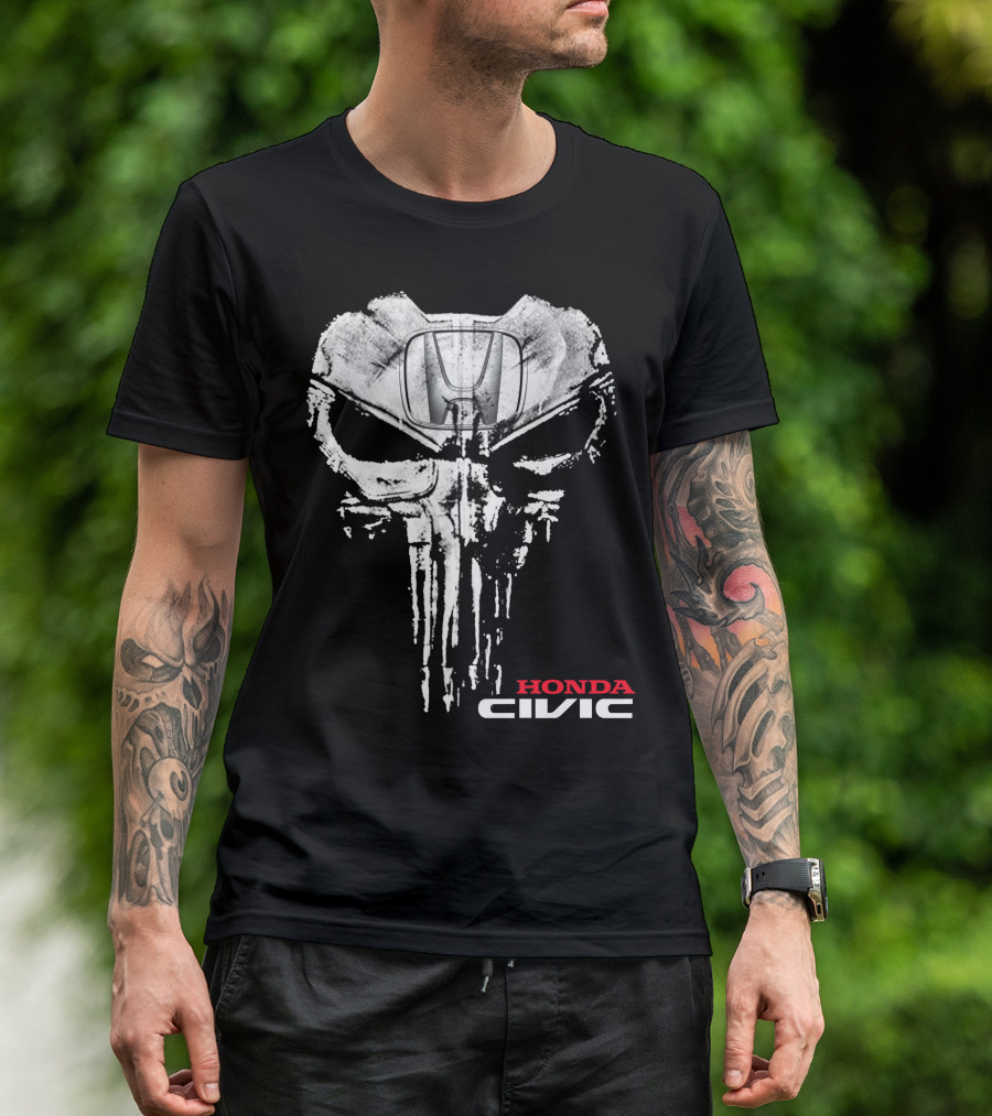 Honda Civic Skull T-Shirt