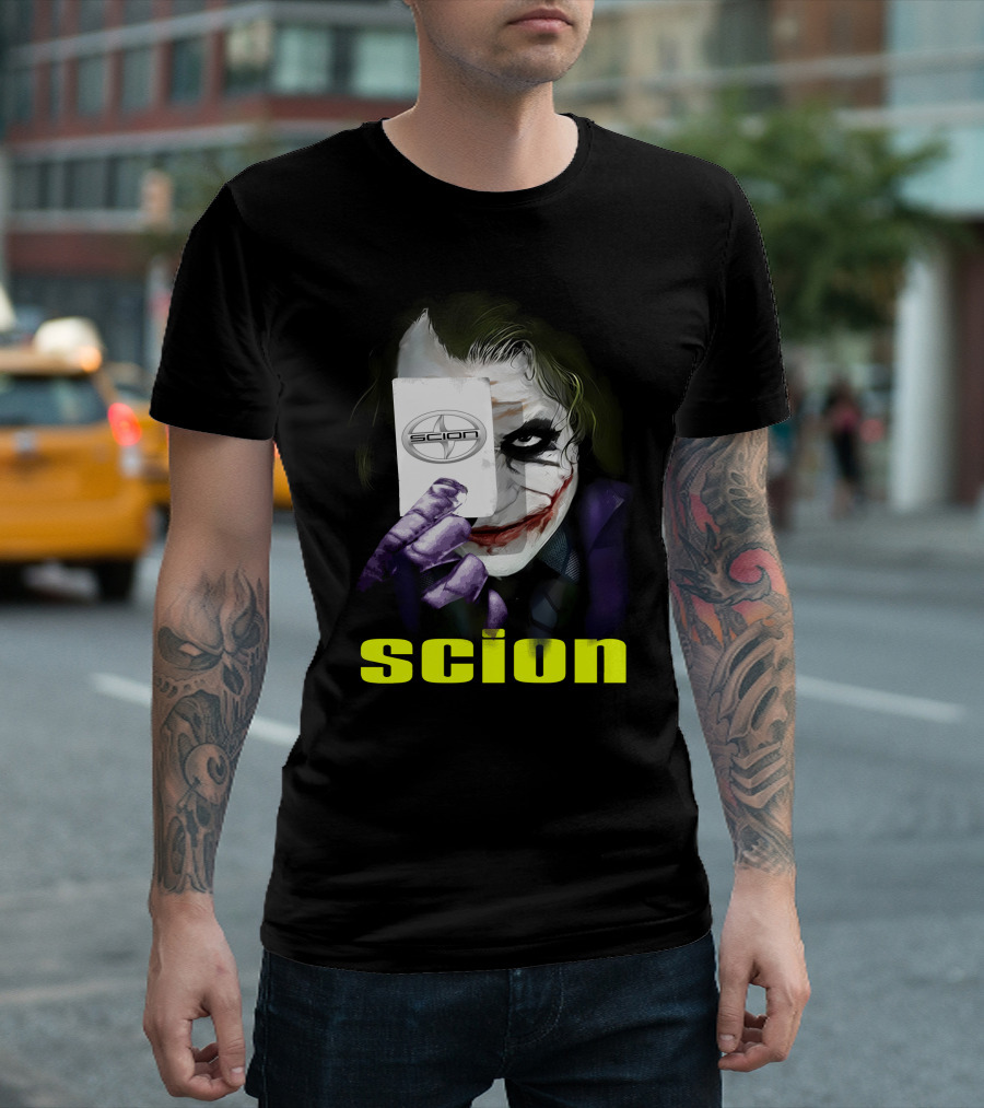 Scion Joker Card With Iconic Clown Face T-Shirt