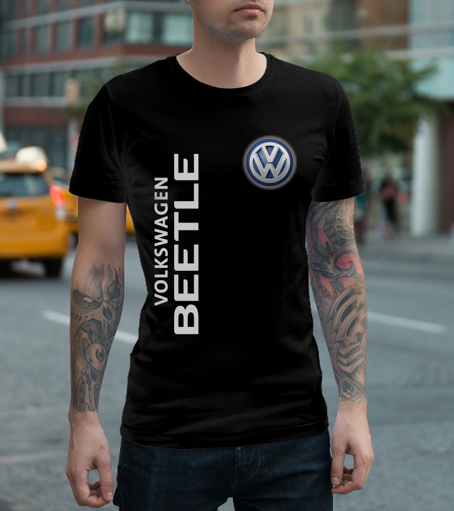Volkswagen Beetle Vw Logo Classic Car T-Shirt