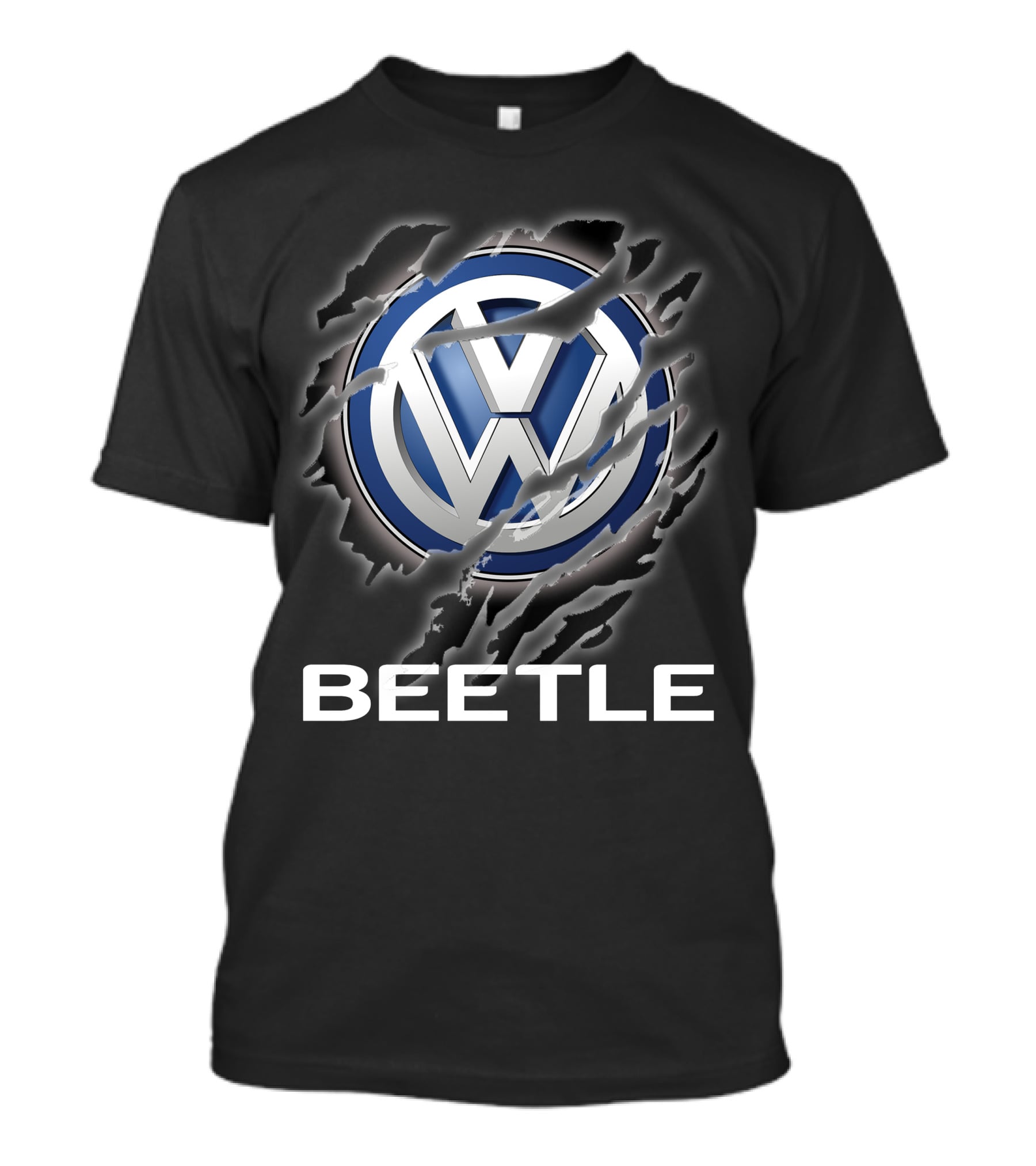 Volkswagen Beetle 04 Vintage Ripped T-Shirt