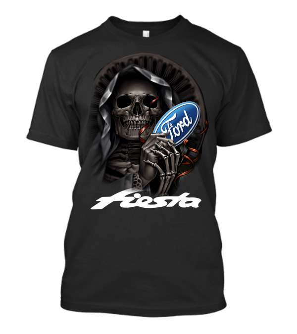 Ford Fiesta Skeleton Grim Reaper T-Shirt