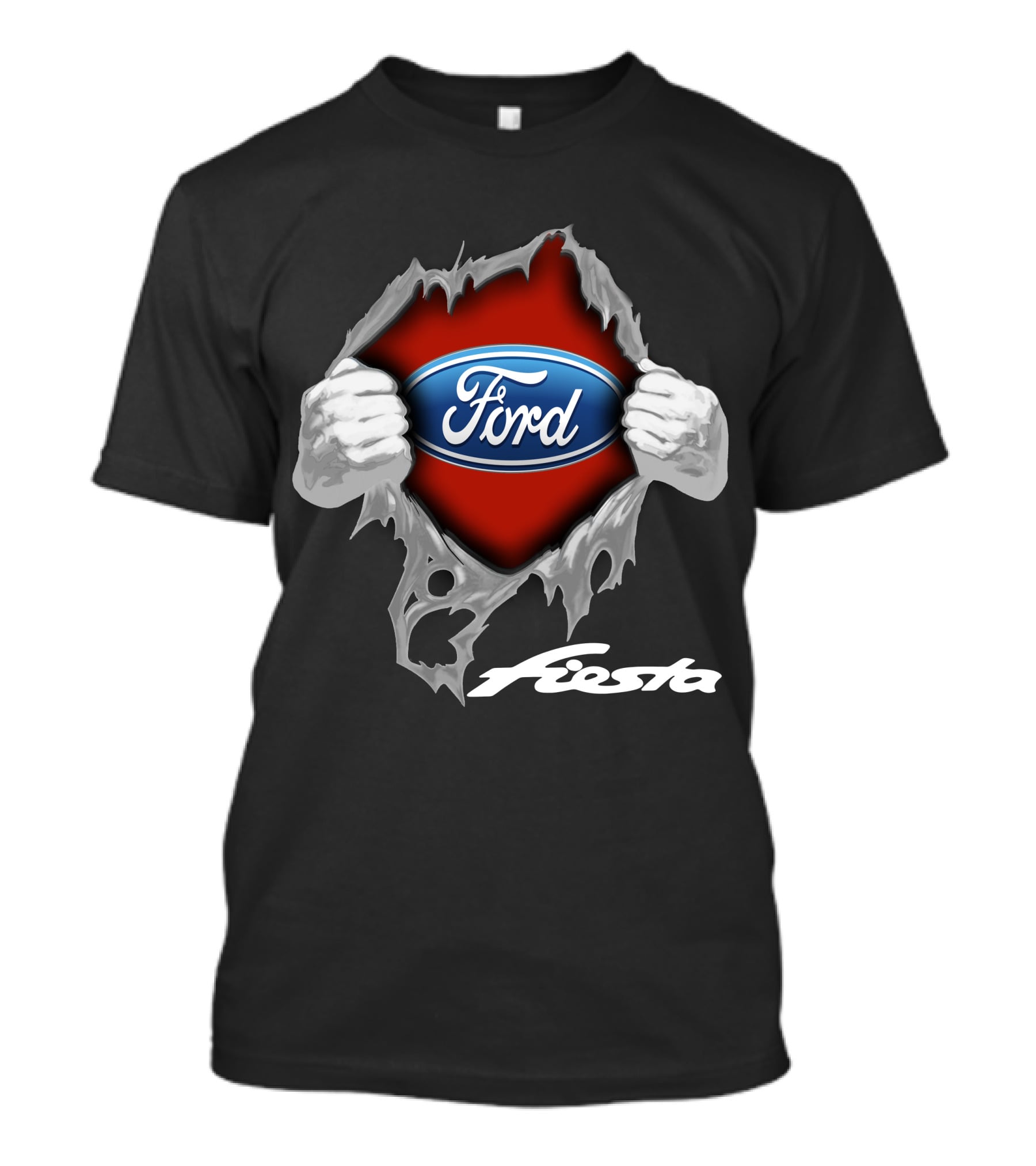 Ford Fiesta Logo Tear Reveal T-Shirt