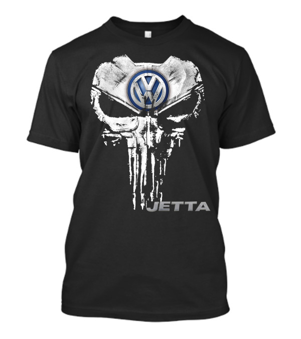 Volkswagen Logo With Skull Design Jetta07 T-Shirt