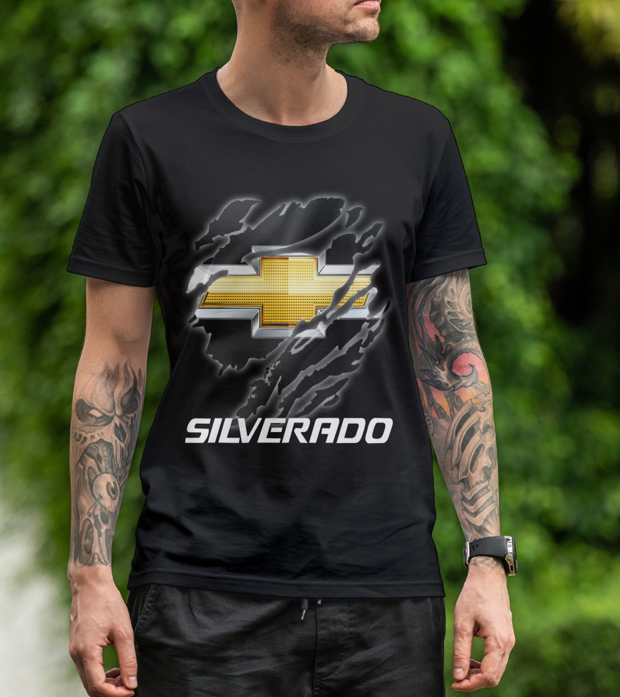 Silverado Chevrolet Logo Claw Mark T-Shirt